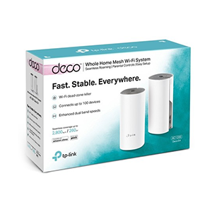 TP-Link Deco E4 (2-PACK) AC1200 Whole Home Mesh Wi-Fi System